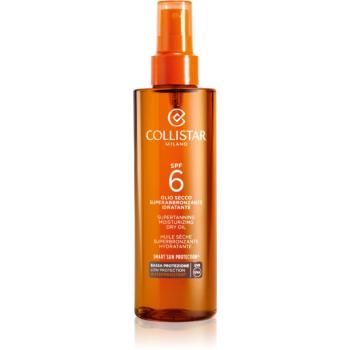 Collistar Special Perfect Tan Supertanning Moisturizing Dry Oil ulei de bronzat pentru piele uscata SPF 6 200 ml