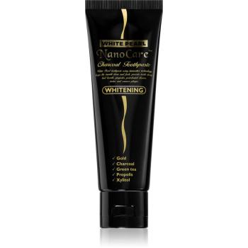 White Pearl NanoCare Whitening pastă de dinți cu nanoparticule de aur și carbon activat 100 g
