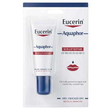 Eucerin Balsam pentru buze uscate și crăpate Aquaphor (SOS Lip Repair) 10 ml