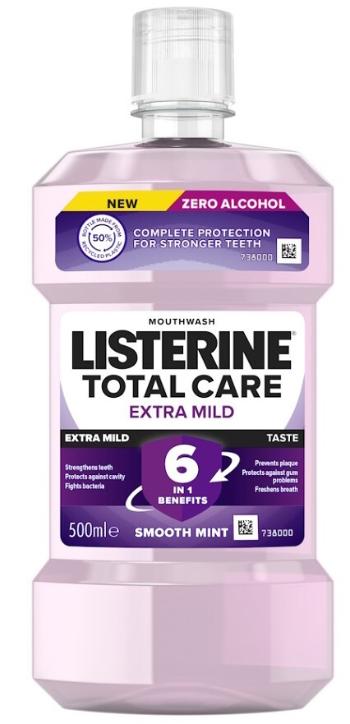 Listerine Apă de gură Total Care Extra Mild 500 ml