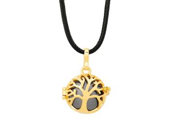 MUMMY BELL Colier de damă Bola de maternitate placat cu aur, Arborele Vieții, model SSTZZ16