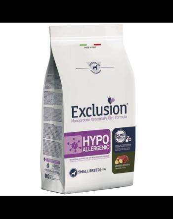 EXCLUSION Hypoallergenic Small Breeds hrana caine rasa mica 2 kg cal si cartofi