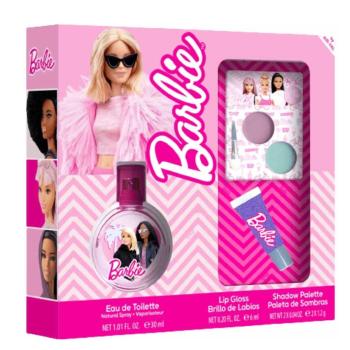 EP Line Barbie - EDT 30 ml + luciu de buze + fard de ochi