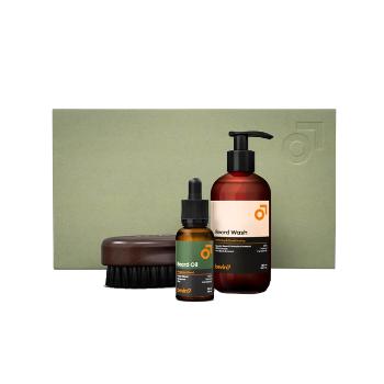 beviro Set cadou The Bergamia Wood Beard Care Kit