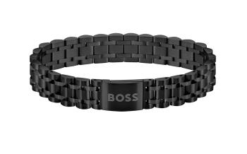 Hugo Boss Brățară neagră elegantă pentru bărbați Owan 1580646