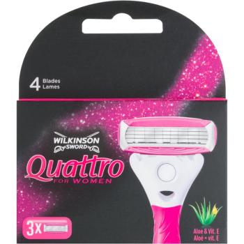 Wilkinson Sword Quattro for Women Aloe & Vit. E rezerva Lama 3 buc