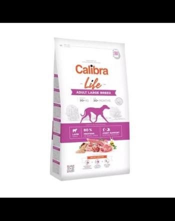 CALIBRA Dog Life Adult Large Breed Lamb hrana uscata superpremium pentru caini adulti de talie mare, cu miel 12 kg