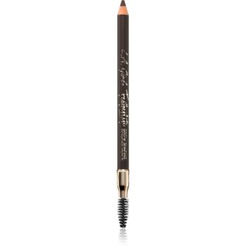 L.A. Girl Cosmetics Featherlite creion de sprancene de lunga durata cu pensula culoare Dark Brown 1.1 g