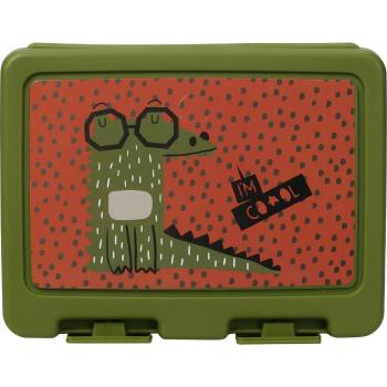 Hatu Cutie de plastic pentru gustări Crocodil, 18x 7,5 x 13,5 cm