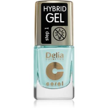 Delia Cosmetics Coral Hybrid Gel gel de unghii fara utilizarea UV sau lampa LED culoare 114 11 ml