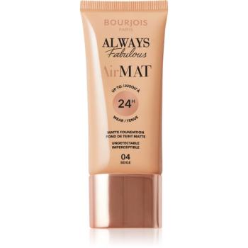 Bourjois Air Mat machiaj cu efect matifiant culoare 04 Beige 30 ml