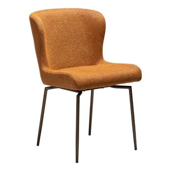 Barna kárpitozott étkezőszék Glam – DAN-FORM Denmark