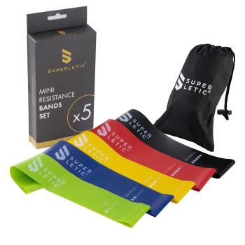 Capital Sports Uros Mini, extensoare, set de 5 bucăți, benzi fitness, cerc închis, 100 % latex