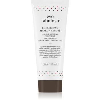EVO Fabuloso Colour Boosting Treatment balsam pentru a evidentia culoarea parului culoare Cool Brown 220 ml