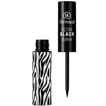 Dermacol Eyeliner lichid (Ultra Black Dipliner) 2,8 ml Black