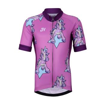 
                         Tricou de ciclism cu mânecă scurtă - UNICORNS KIDS 
                