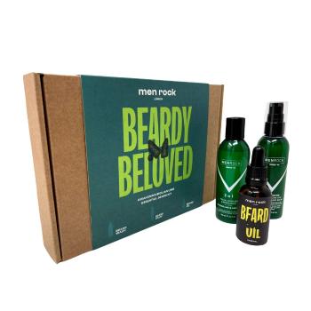 Men Rock London Set cadou pentru îngrijirea bărbii Sicilian Lime (Beard Care Gift Set)