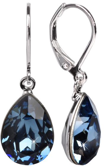 Levien Cercei eleganți cu cristalePear Denim Blue