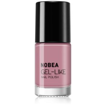 NOBEA Day-to-Day Gel-like Nail Polish lac de unghii cu efect de gel culoare Rouge #N03 6 ml