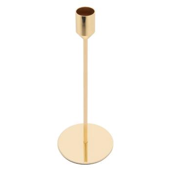 Suport de lumânare Altom din metal auriu, 22,5 cm