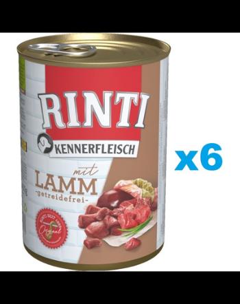 RINTI Kennerfleisch Lamb cu miel 6x800 g hrana caine