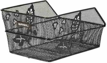 Basil Cento Flower S Bicycle Basket Rear Košík na bicykel Black S