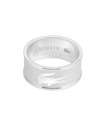 Lacoste Inel stilat din oțel pentru bărbați Backhand 2040485 64 mm