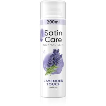 Gillette Satin Care Lavender Touch gel pentru bărbierit pentru femei 200 ml