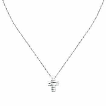 Morellato Colier realizat din argint reciclat cu diamante Cruce Diamonds SAYE01
