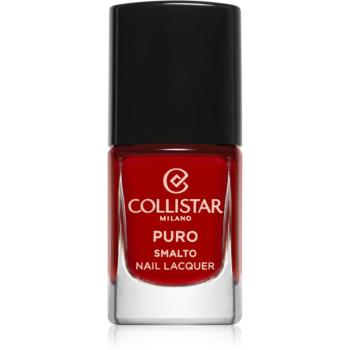 Collistar Puro Long-Lasting Nail Lacquer lac de unghii cu rezistenta indelungata culoare 109 Papavero Ipnotico 10 ml