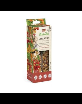 VITAPOL Smakers Baton pentru rozatoare si iepuri, cu legume 90g