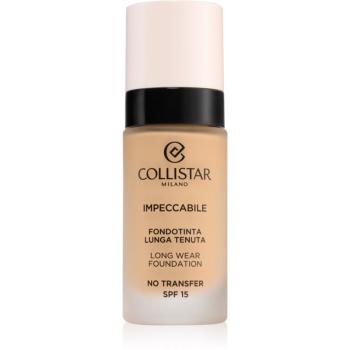 Collistar Impeccabile Long Wear Foundation machiaj persistent SPF 15 3N Natural 30 ml