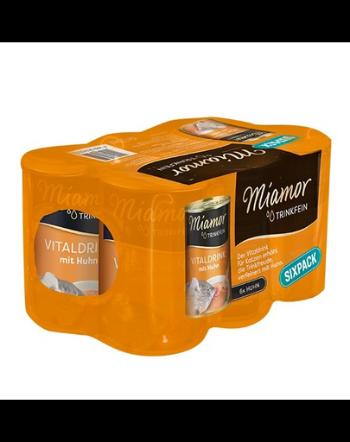 MIAMOR Trinkfein- Supa de pui pentru pisica 6 x 135 ml
