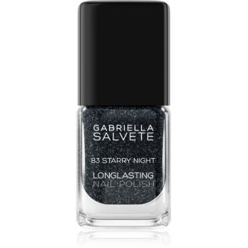 Gabriella Salvete Longlasting Enamel lac de unghii cu rezistenta indelungata lucios culoare 83 Starry NIght 11 ml