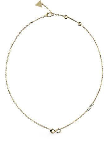 Guess Colier infinit pentru femei placat cu aur Endless Dream JUBN03400JWYGT/U