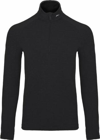 Kjus Mens Trace Midlayer Half Zip Black 56 Pulóver