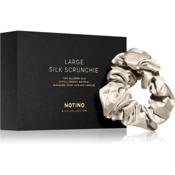 Notino Silk Collection Large scrunchie elastic pentru păr din mătase Cream 1 buc