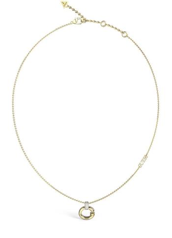 Guess Colier placat cu aur cu cristale Oh My G JUBN04518JWYGT/U