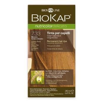 Biokap NUTRICOLOR DELICATO - vopsea de păr- 7.33 Blond Grâu auriu 140 ml