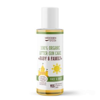 WoodenSpoon Ulei organic de plajă pentru copii Baby & Family 100 ml