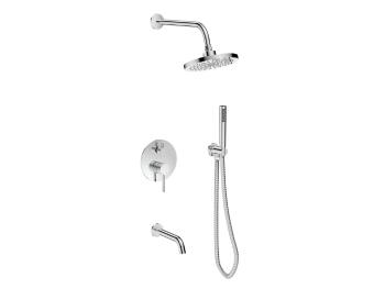 BESCO BESCO - Podomietkový sprchový set VEO I chróm BABPVCH