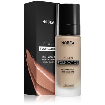 NOBEA Day-to-Day Fluid Foundation machiaj persistent culoare 04 Warm vanilla 28 ml