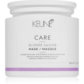 Keune Care Blonde Savior Mask masca hidratanta pentru par decolorat 500 ml