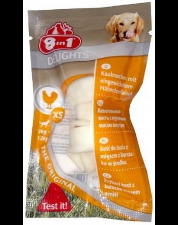 8IN1 Delights Gustare Os pentru caini XS 1 buc.