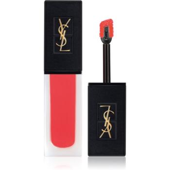 Yves Saint Laurent Tatouage Couture Velvet Cream ruj cremos foarte pigmentat cu efect matifiant culoare 202 Coral Symbol 6 ml