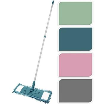 Mop de podea Ultra Clean cu bară telescopică, roz, roz