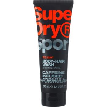 Superdry RE:start gel de dus pentru corp si par pentru bărbați 250 ml