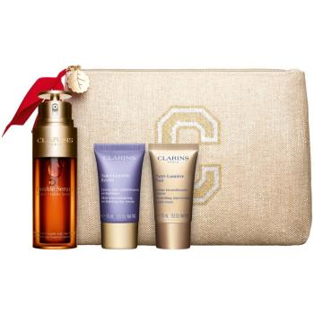 Clarins Double Serum & Nutri-Lumière Collection set cadou de Crăciun pentru ten matur