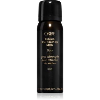 Oribe Airbrush Root Touch-Up Spray spray instant pentru camuflarea rădăcinilor crescute culoare Black 75 ml