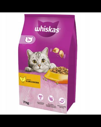 WHISKAS Adult Hrana uscata pisici, cu pui 7 kg